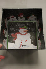 Load image into Gallery viewer, Lindy Bowman Snowman Christmas Gift Box - 7-1/4" x 5-1/2" - New