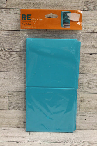Room Essentials 2-Pack Of Cube Organizers -Blue -new