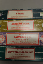 Load image into Gallery viewer, Set of Satya Incense Sticks with 2 Tray Boards - Variety Pack - Used