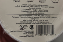Load image into Gallery viewer, Gampak Round Outlet Box with 5-1/2" Holes - New