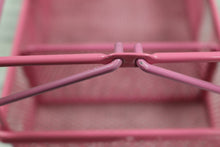 Load image into Gallery viewer, Pink Metal Mesh Organizer - Used
