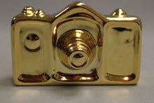 Load image into Gallery viewer, Ceramic Gold Camera for Home Decor - Used