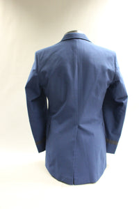 Air Force AF Men's Enlisted Blue Dress Coat with one Black Stripe -36R - Used