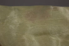 Load image into Gallery viewer, Vintage Yellow &amp; White Gingham Blanket w/ Satin Trim - Yellow - 76" x 82" - Used