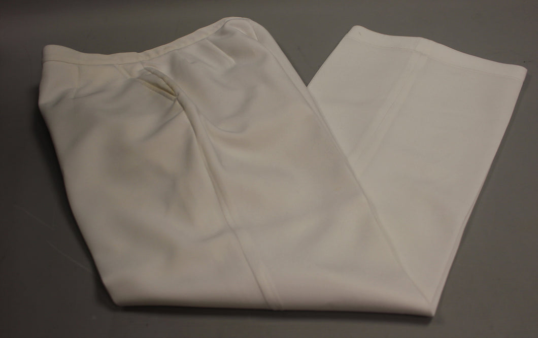 DSCP US Navy Women's White Dress Slacks -10 MP - Used