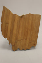 Load image into Gallery viewer, Totally Bamboo Ohio Shaped Cutting Board - New