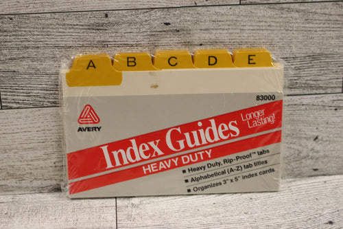 Avery Heavy Duty Index Guides- #83000 - Sealed - New