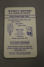 Load image into Gallery viewer, Vintage Frontier Airlines Sticky Note Pad - New