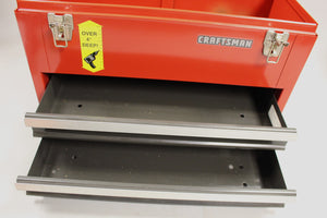 Craftsman 2 Drawer Mechanic's Tool Storage Chest Box - 706.653311 - Used