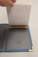Load image into Gallery viewer, Samsill 7020 Business Portfolio Notepad Holder - 9x6 - Blue - Used