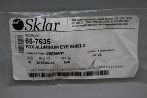 Sklar 65-7635 Fox Aluminum Eye Shield -New