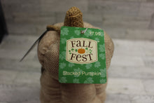 Load image into Gallery viewer, Fall Fest Stuffed Stacked Pumpkins - &quot;Be Grateful&quot; - New