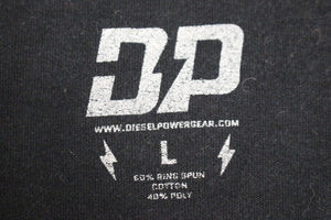 Diesel Power Gear Short Sleeve T-Shirt - Black - Large - Used