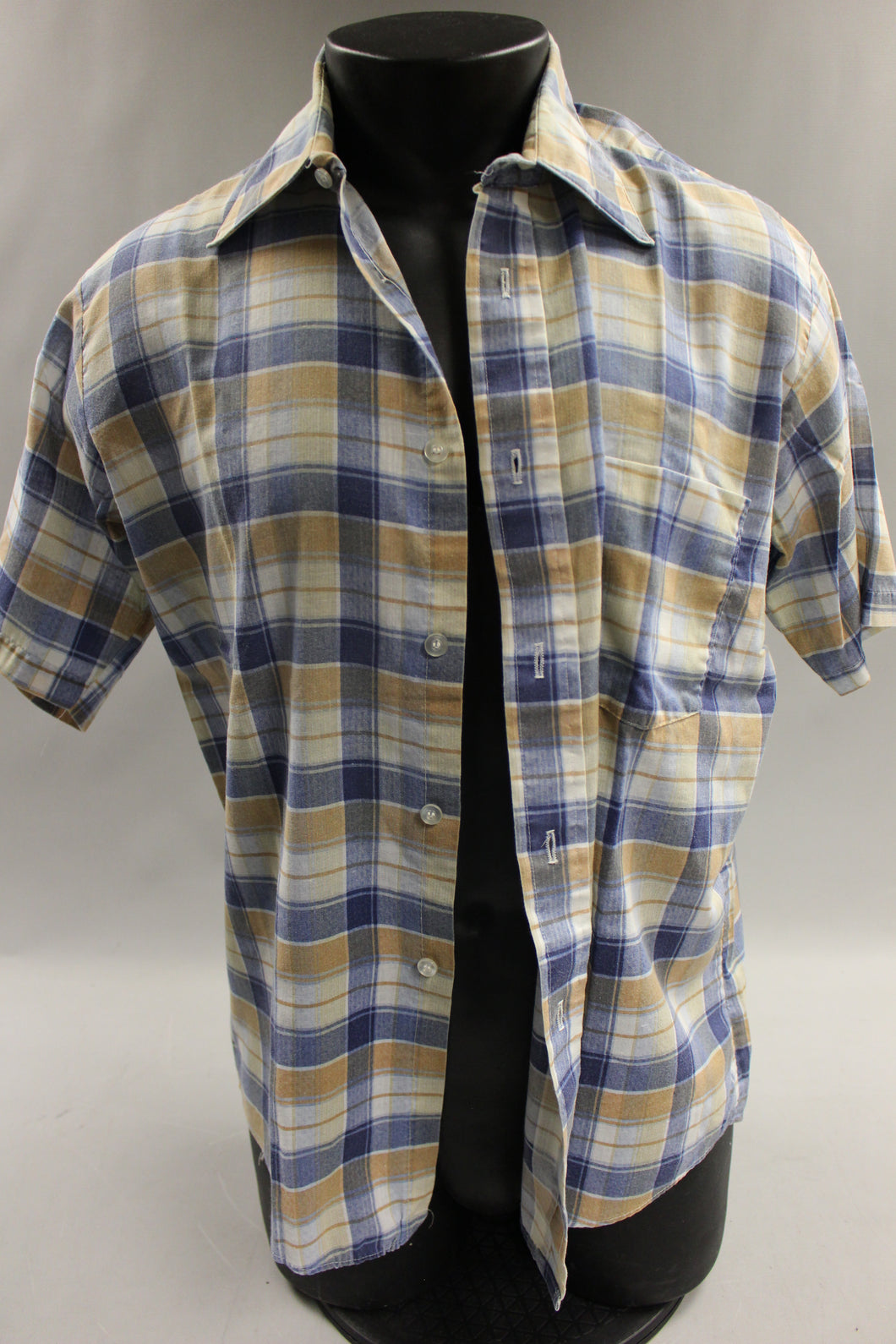 Vintage Durable Press Men's Plaid Shirt - Large - Used