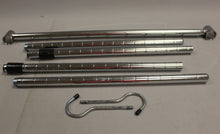 Load image into Gallery viewer, Simple Houseware Adjustable Closet Hanging Rod - Chrome - Used