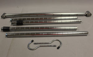 Simple Houseware Adjustable Closet Hanging Rod - Chrome - Used