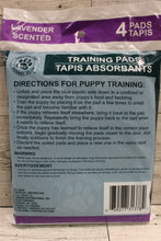 Load image into Gallery viewer, Greenbrier Kennel Club Pet Training Pads - 4 Pack- 22x22 in- Lavender Scent -New