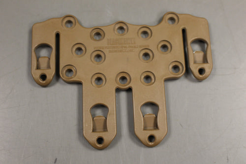 BlackHawk! Serpa Strike CQC Holster Molle Platform - Coyote Brown - CJ1450 -Used