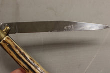 Load image into Gallery viewer, Vintage Kissing Crane KC-49 Stiletto Germany Folding Knife - Used