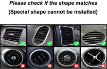 Load image into Gallery viewer, 10 Pcs PVC Car Air Conditioner Vent Outlet Trim Strip Accessorie - Red - New