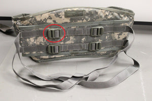 Milliary Issued Molle II Molded Waist Belt Strap Buckle Replacement - Used