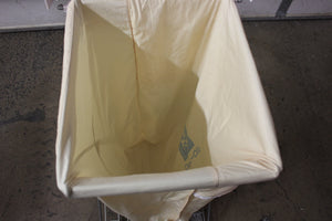 Medical Soiled Linen Hamper Stand With Foot Pedal and Lid - Used