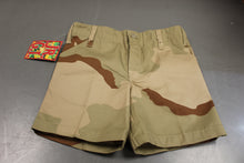 Load image into Gallery viewer, JR GI Tri Color Desert Camo Childrens Shorts, Size: X Small, New