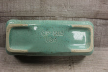 Load image into Gallery viewer, CP-888 USA Dog Bone Green Pottery Bowl Tray -Green -Used