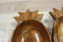Load image into Gallery viewer, Vintage 7-Piece Philippines Wooden Pineapple Bowl Set With Spoons -Used