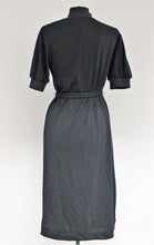 Load image into Gallery viewer, Who What Wear Woman&#39;s High Neck Rib Trim A-Line Midi Dress Black XS