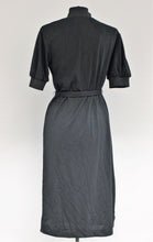 Load image into Gallery viewer, Who What Wear Woman&#39;s High Neck Rib Trim A-Line Midi Dress Black XS