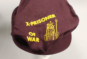 X-Prisoner of War Cap Hat - Maroon - One Size - Used
