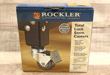 Load image into Gallery viewer, Rockler Total Lock Stem Casters - Set of 4 - 1/2&quot; Diameter - New
