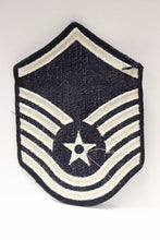 Load image into Gallery viewer, AF Air Force Embroidered Chevron Master Sergeant E-7, Medium, 3.75&quot;,