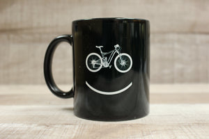 Bicycle BMX Smiley Face Coffee Mug Cup -New