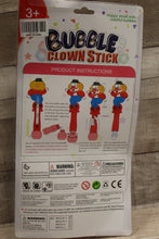 Load image into Gallery viewer, Bubble Clown Stick with Music and Lights - Requires Batteries - New