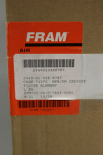 Load image into Gallery viewer, Fram Engine Intake Air Filter - CA502SY - 2940-01-038-8787 - New