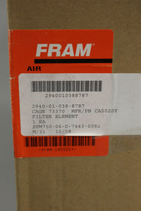 Fram Engine Intake Air Filter - CA502SY - 2940-01-038-8787 - New
