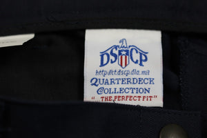 US Military DSCP Quarterdeck Women's Slacks, Size: 14WP x 29, Navy Blue, NEW!