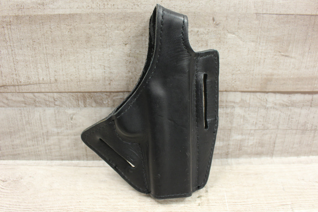 Safariland WA Police S&W 40C Leather Outside The Waistband Holster -Black -Used