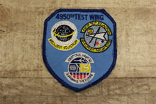 Load image into Gallery viewer, USAF 4950th Test Wing 4952nd 4953rd Test Squadron Sew On Patch -Used