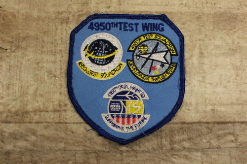 USAF 4950th Test Wing 4952nd 4953rd Test Squadron Sew On Patch -Used