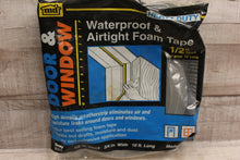 Load image into Gallery viewer, M+D Door and Window Waterproof and Air Tight Foam Tape 1/2&quot; Thick 10&#39; Long -New