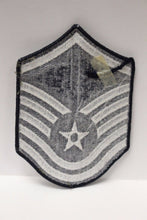 Load image into Gallery viewer, AF Air Force Embroidered Chevron Master Sergeant E-7, Small, 3.5&quot;,