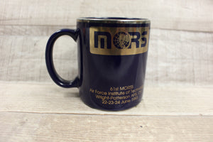61st MORSS Airforce Institute Of Technology Coffee Cup Mug -Blue -Used