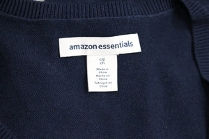Amazon Essentials Women's Lightweight Scoopneck Tunic Sweater, Navy, Small, New