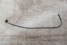 Load image into Gallery viewer, Pack of 100 Beaded Security Ties - Black - 5&quot; Long - New