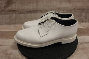 US Navy Altama O2 Women's White Leather Dress Oxford Shoes - Size 9.5 - Used