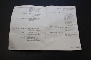 Radar Scattering Camouflage Screening System Technical Manual - Change No. 2