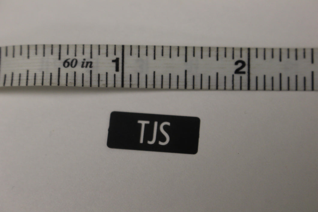 TJS Legend Plate Identification Marker, 7690-01-518-1858, New